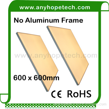 New style energy conservation high quality no frame 60x60 cm led panel lighting
